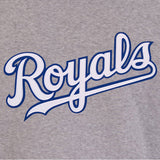 MLB Kansas City Royals  JH Design Two-Tone Reversible Fleece Jacket - Gray/Royal