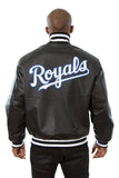 Kansas City Royals Full Leather Jacket - Black