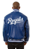 Kansas City Royals Full Leather Jacket - Royal