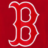 Boston Red Sox JH Design Lightweight Nylon Bomber Jacket – Red