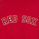 Boston Red Sox  Poly Twill Varsity Jacket-Red