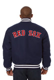 Boston Red Sox Embroidered Wool Jacket - Navy