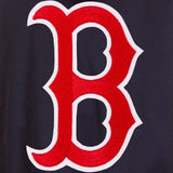 Boston Red Sox Two-Tone Reversible Fleece Hooded Jacket - Navy/Red