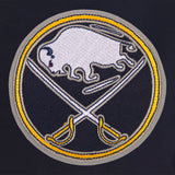 Buffalo Sabres  Reversible Wool Jacket - Embroidered Logos  JH Design-  Navy