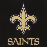 New Orleans Saints Reversible Wool Jacket - Black