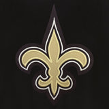 New Orleans Saints Reversible Wool Jacket - Black