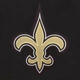 New Orleans Saints Reversible Wool Jacket - Black