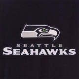 Seattle Seahawks Reversible Wool Jacket - Navy