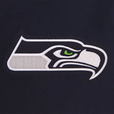 Seattle Seahawks Reversible Wool Jacket - Navy