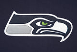 Seattle Seahawks JH Design Wool Handmade Full-Snap Jacket-Navy