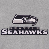 Seattle Seahawks Two-Tone Reversible Fleece Jacket - Gray/Navy