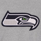 Seattle Seahawks Two-Tone Reversible Fleece Jacket - Gray/Navy