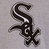 Chicago White Sox JH Design Two-Tone Reversible Fleece Jacket - Gray/Black