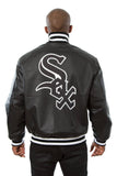 Chicago White Sox Full Leather Jacket - Black