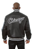 Chicago White Sox Full Leather Jacket - Black