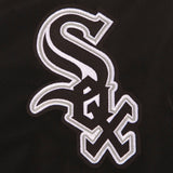 Chicago White Sox JH Design Lightweight Nylon Bomber Jacket – Black