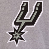 San Antonio Spurs  JH Design  Two-Tone Reversible Fleece Jacket - Gray/Black