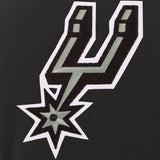 San Antonio Spurs JH Design Reversible Women Fleece Jacket - Black