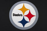 Pittsburgh Steelers JH Design Wool Handmade Full-Snap Jacket-Black