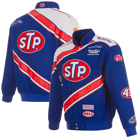 2024 Richard Petty JH Design Blue/White STP Full-Snap Twill Uniform Jacket