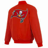Tampa Bay Buccaneers Reversible Full-Zip Flight Jacket - J.H. Sports Jackets