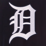 Detroit Tigers Reversible Wool Jacket - Navy