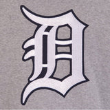 Detroit Tigers Two-Tone Reversible Fleece Jacket - Gray/Navy