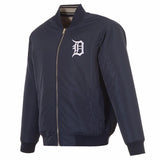 Detroit Tigers Reversible Full-Zip Flight Jacket - J.H. Sports Jackets