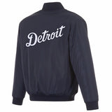 Detroit Tigers Reversible Full-Zip Flight Jacket - J.H. Sports Jackets