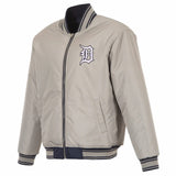 Detroit Tigers Reversible Full-Zip Flight Jacket - J.H. Sports Jackets