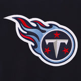 Tennessee Titans Reversible Wool Jacket - Navy