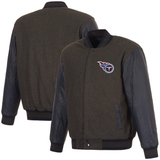 Tennessee Titans Reversible Wool and Leather Jacket