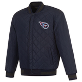 Tennessee Titans Reversible Wool and Leather Jacket