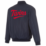 Minnesota Twins Reversible Full-Zip Flight Jacket