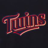 Minnesota Twins Reversible Wool Jacket - Navy