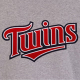 Minnesota Twins  JH Design Two-Tone Reversible Fleece Jacket - Gray/Navy