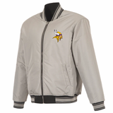 Minnesota Vikings Reversible Full-Zip Flight Jacket