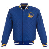 Golden State Warriors Commemorative Reversible Wool Championship Jacket - Black