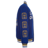 Golden State Warriors Commemorative Reversible Wool Championship Jacket - Black