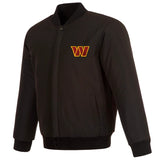 Washington Commanders Reversible Wool Jacket - Black