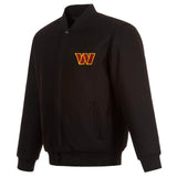 Washington Commanders Reversible Wool Jacket - Black