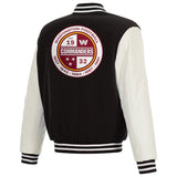 Washington Commanders Reversible Varsity Jacket Black/White