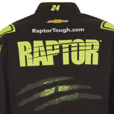 2024 William Byron JH Design NASCAR Rapto Black Uniform Full-Snap Jacket - J.H. Sports Jackets