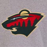 NHL Minnesota Wild  JH Design Two-Tone Reversible Fleece Jacket - Gray/Black