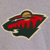 Minnesota Wild Two-Tone Reversible Fleece Jacket - Gray/Black