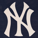 New York Yankees Full Leather Jacket - Navy