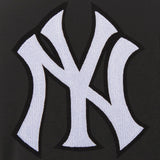 New York Yankees JH Design Reversible Women Fleece Jacket - Black