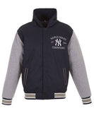 New York Yankees 27-Time World Series Champions Reversible Poly-Twill Jacket