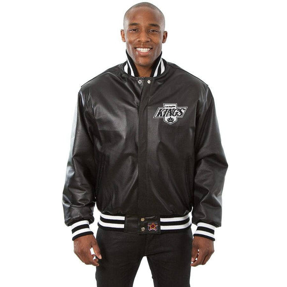 Los Angeles Kings Alternate Logo Full Leather Jacket - Black