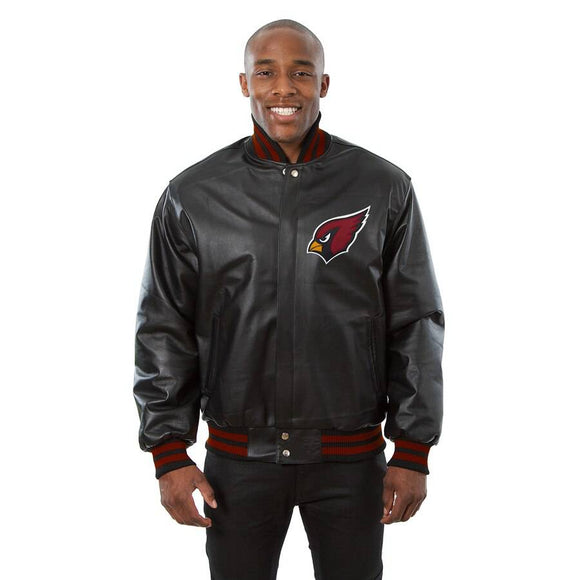 Arizona Cardinals JH Design Leather Jacket - Black